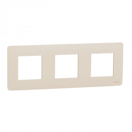 Рамка SCHNEIDER Unica Studio 3 поста бежевая