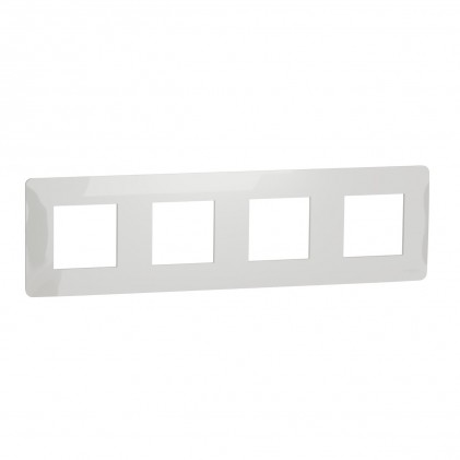 Рамка SCHNEIDER Unica Studio 4 пости біла