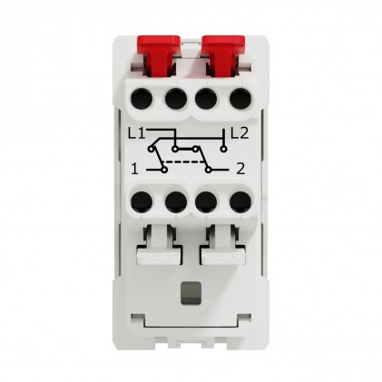 Выключатель (перекрестный) SCHNEIDER Unica NEW 1 кл. 1 мод. 10А сх.7 белый