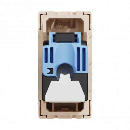 Розетка комп'ютерна SCHNEIDER Unica NEW RJ45 (кат. 5е) неекран. 1 мод. бежева