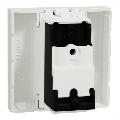 Розетка TV індивідуальна SCHNEIDER Unica NEW штирьовий роз'єм 2 мод. біла