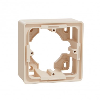 Коробка для открытой установки SCHNEIDER Unica NEW 1 пост бежевая