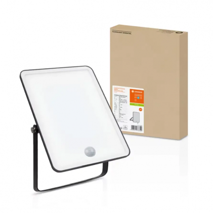 Прожектор OSRAM LEDVANCE ESSENTIAL SENSOR 50W 4500Lm 4000K IP65 с датчиком "движение/свет" черный