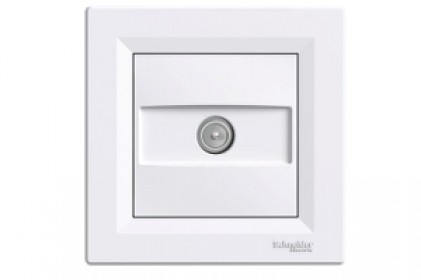 Розетка SCHNEIDER ASFORA EPH3200121 TV концевая (1 дБ) белая