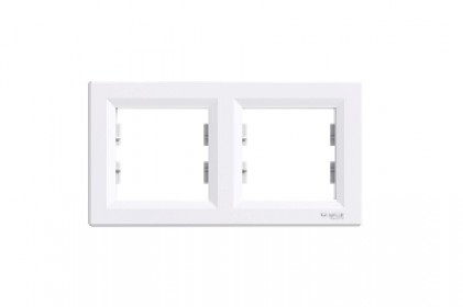 Рамка SCHNEIDER ASFORA EPH5800221 подвійна біла