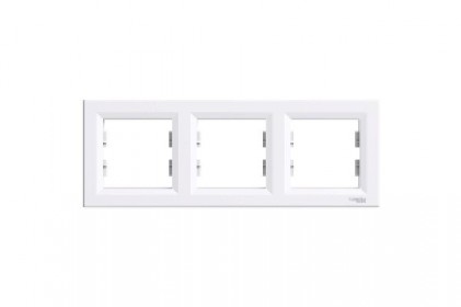 Рамка SCHNEIDER ASFORA EPH5800321 потрійна біла