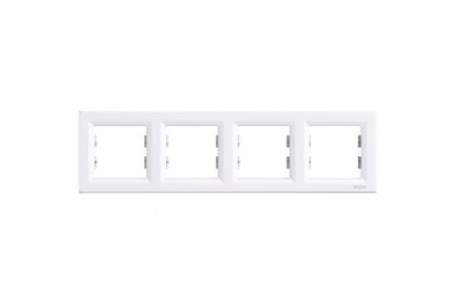 Рамка SCHNEIDER ASFORA EPH5800421 чотиримісна біла