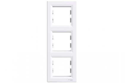Рамка SCHNEIDER ASFORA EPH5810321 потрійна вертикальна біла