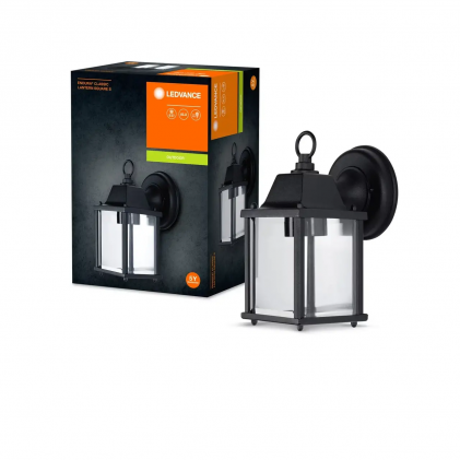 Светильник OSRAM LEDVANCE ENDURA Classic lantern Square S E27 BK