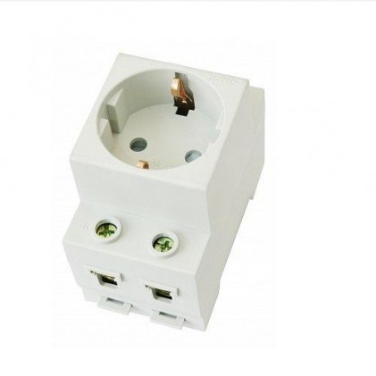 Розетка CHINT на DIN-рейку AC30-111
