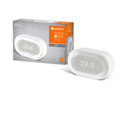 Ночник часы OSRAM LEDVANCE CLOCK DIM USB WT