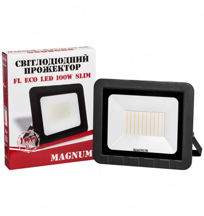 Прожектор MAGNUM FL ECO LED 100Вт slim 220 6500К IP65 світлодіодний