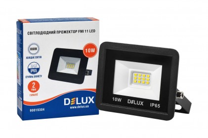 Прожектор DELUX FMI 11 LED 10 Вт 220В 6500К IP65 світлодіодний