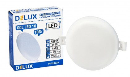 Светильник DELUX GCL LED 10 4000К 10Вт 230В светодиодный круглый