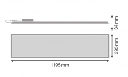 Світильник OSRAM LEDVANCE Panel 1200 33W/4000K 230V світлодіодна панель