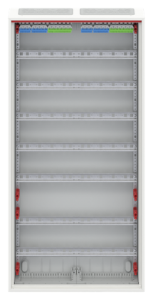 Щит АВВ CA27V накладний металевий 168 мод. мет.двері