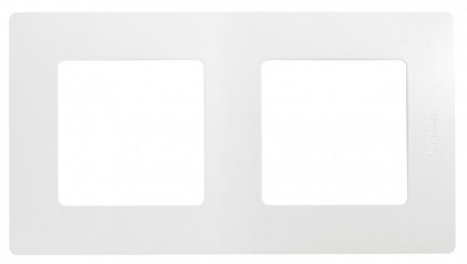 Рамка LEGRAND Etika 2 поста белая