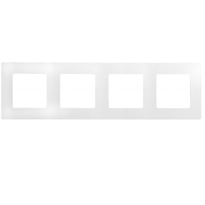 Рамка LEGRAND Etika 4 поста белая