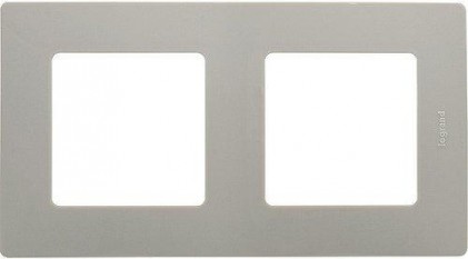 Рамка LEGRAND Etika 2 поста светлая галька