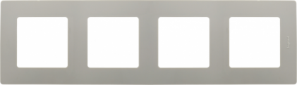 Рамка LEGRAND Etika 4 поста светлая галька
