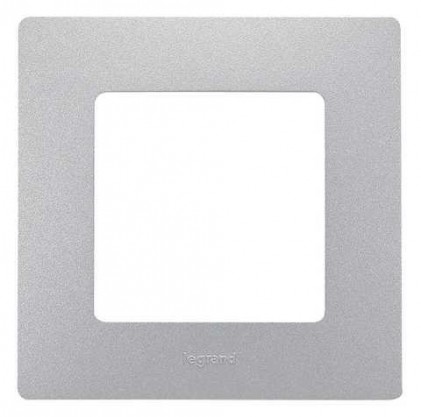 Рамка LEGRAND Etika 1 пост алюминий