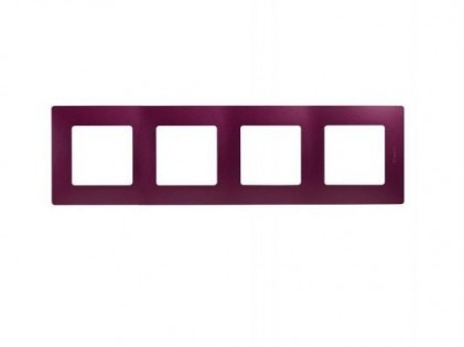 Рамка LEGRAND Etika 4 поста сливовый