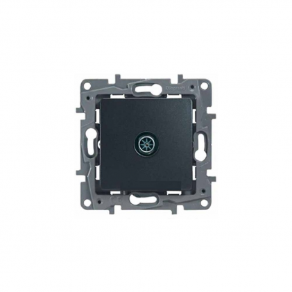 Розетка TV LEGRAND Etika звезда 2дБ 0-2400 мГц антрацит