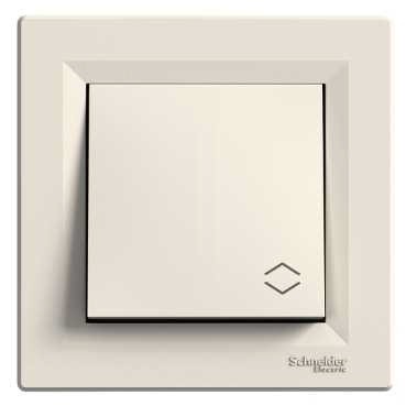 Вимикач SCHNEIDER ASFORA EPH0400123 перемикач 1кл. кремовий