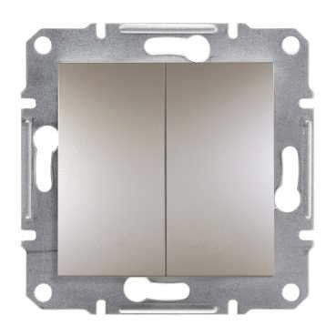 Вимикач SCHNEIDER ASFORA EPH0300169 2кл. бронза
