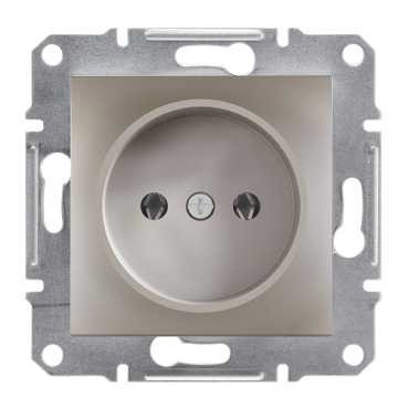 Розетка SCHNEIDER ASFORA EPH3000169 без з/к бронза