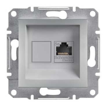 Розетка SCHNEIDER ASFORA EPH4300161 комп. RJ45 кат.5е алюміній