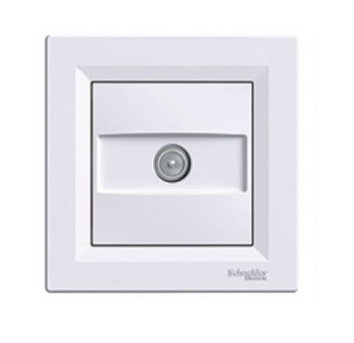 Розетка SCHNEIDER ASFORA EPH3200321 TV прохідна (8 дБ) білий