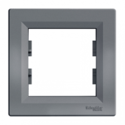Рамка SCHNEIDER ASFORA EPH5800162 одинарная сталь