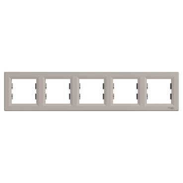 Рамка SCHNEIDER ASFORA EPH5800569 пятиместная бронза