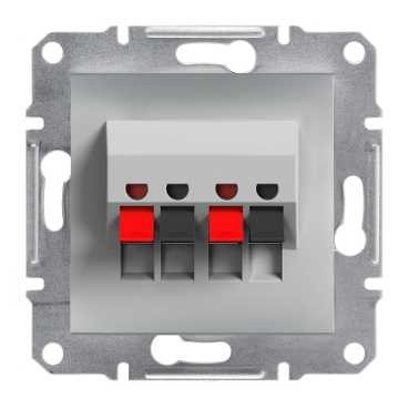 Розетка SCHNEIDER ASFORA EPH5700161 аудіо алюміній