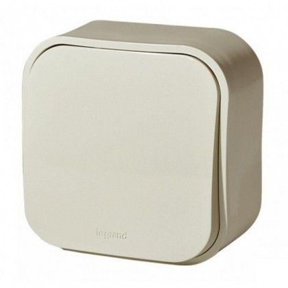 Выключатель LEGRAND Forix наружного монтажа 1-клавишный (сх.1) IP20 слоновая кость