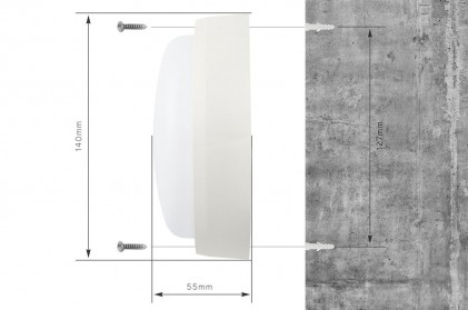 Светильник DELUX WC-2 12Вт 5000K IP54 с датчиком движения светодиодный