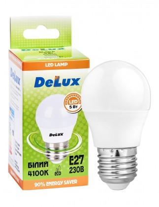 Led лампа DELUX BL50Р 220B 7W 4100K E27 светодиодная