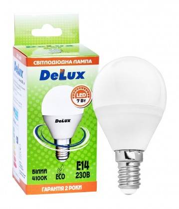 Led лампа DELUX BL50Р 220B 7W 4100K E14 светодиодная