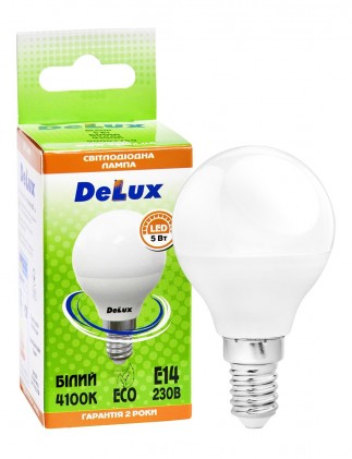 Led лампа DELUX BL50Р 220B 5W 4100K E14 светодиодная