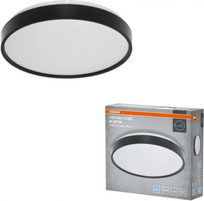 Светильник OSRAM Ceiling Luxo 18Вт 6500К IP20 черный светодиодный