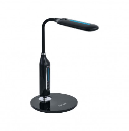 Світильник DELUX TF-510 8Вт LED 3000K-4000K-6000K настільний світлодіодний чорний