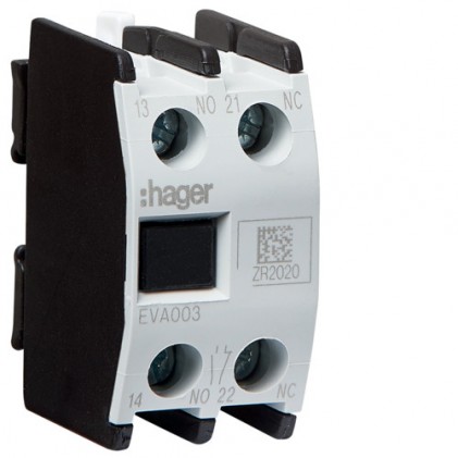 Дополнительный контакт HAGER 1НВ+1НЗ для EV040…EV170 EVN063…EVN200