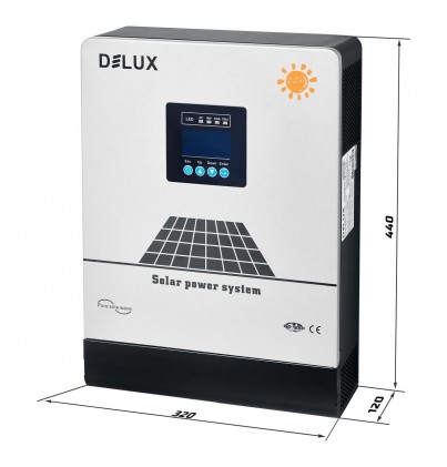 Гибридный солнечный инвертор DELUX NKH-PRO-5KW 48V 80А MPPT с функцией заряда