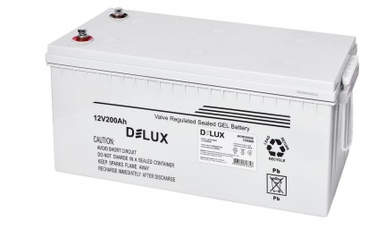 Аккумулятор DELUX LB 12V 200AH гелевый