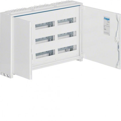 Щит распределительный HAGER Univers IP44/ІІ 500x800x161мм 108мод.(3x36)