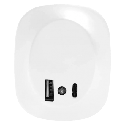 Нічник розетковий OSRAM LEDVANCE LUNETTA EDGE SEN BL 830 USB A C WT