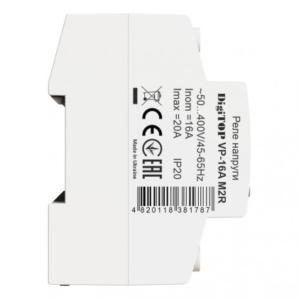 Реле напряжения DigiTOP VP-16A M2R термозащита