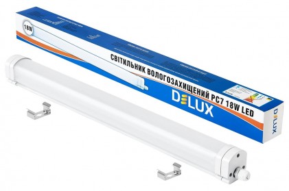 Светильник DELUX LED PC7 18W 6500K IP65 светодиодный влагозащищенный
