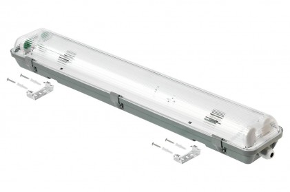 Светильник DELUX LED PC7 2*600 G13 IP65 светодиодный влагозащищенный без ламп